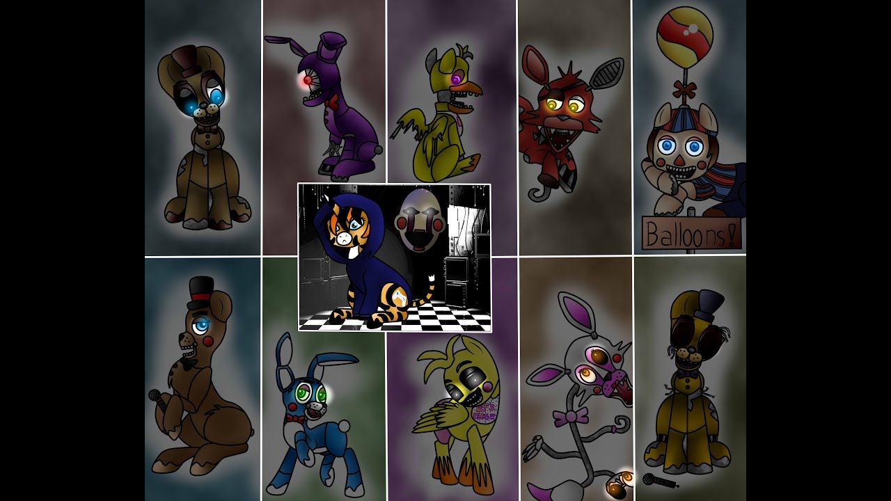 (MLP) Five Nights At Freddy's 2 Speedpaint! - By TigerMC (500+ Sub Special!!!)
