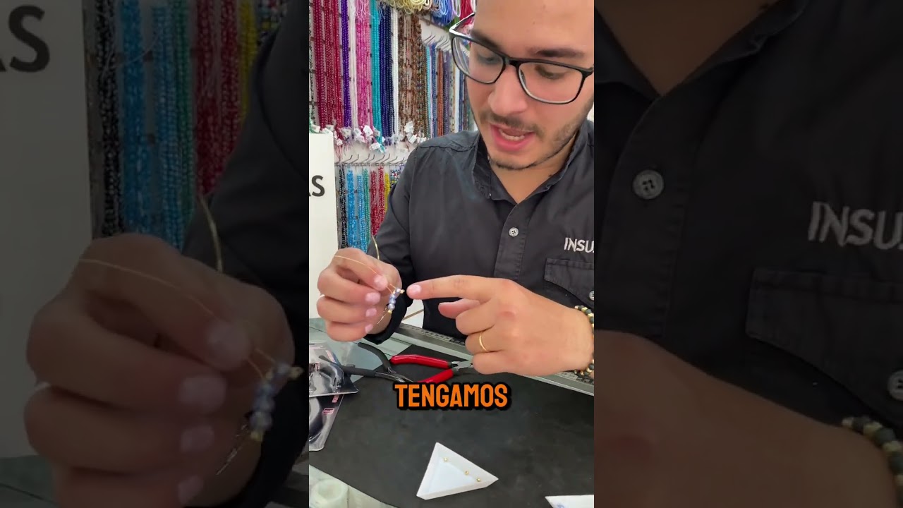 Como hacer una cruz en alambrismo y cristal de murano. #tutorial #bisuteria