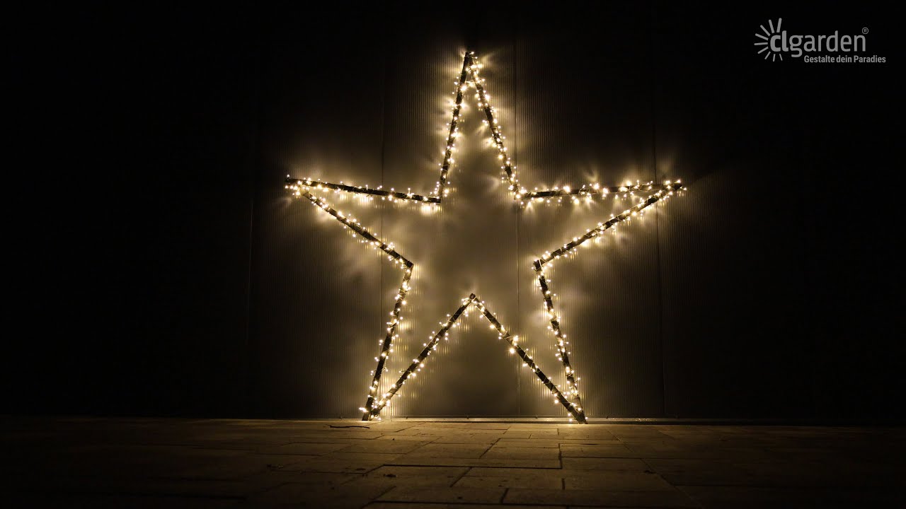 3 Meter XXL Weihnachtsstern aus Holz &ndash; Einfach selber bauen!