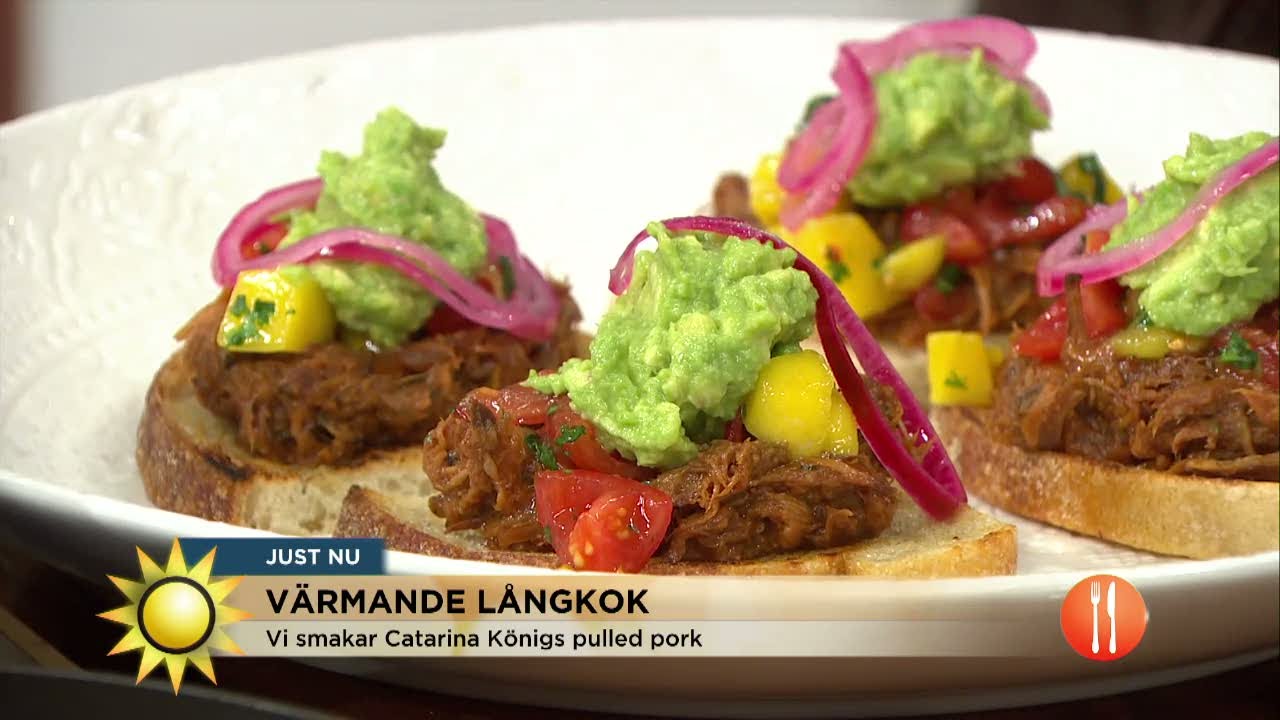 Laga pulled pork som mästerkocken - Nyhetsmorgon (TV4)