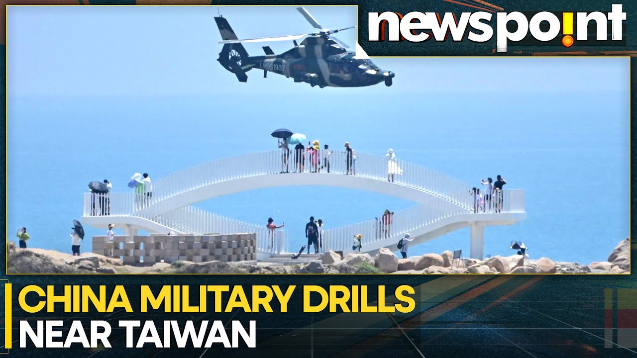 Taiwan Surrounded: China Conducts Military Drills Amid Rising Regional Tensions | NEWSPOINT