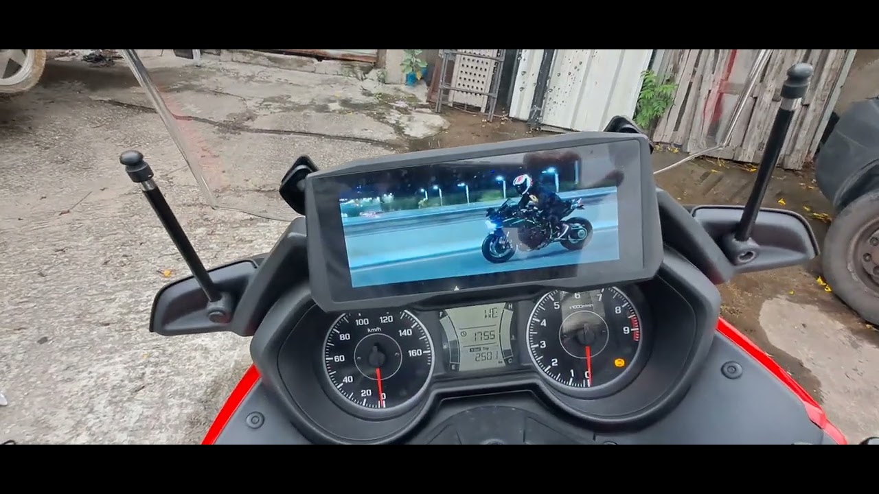 Como ficou meu Carplay na Xmax 250
