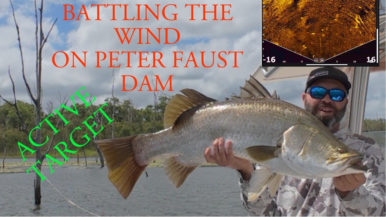 Overcoming Relentless winds BARRAMUNDI fishing on Peter Faust Dam