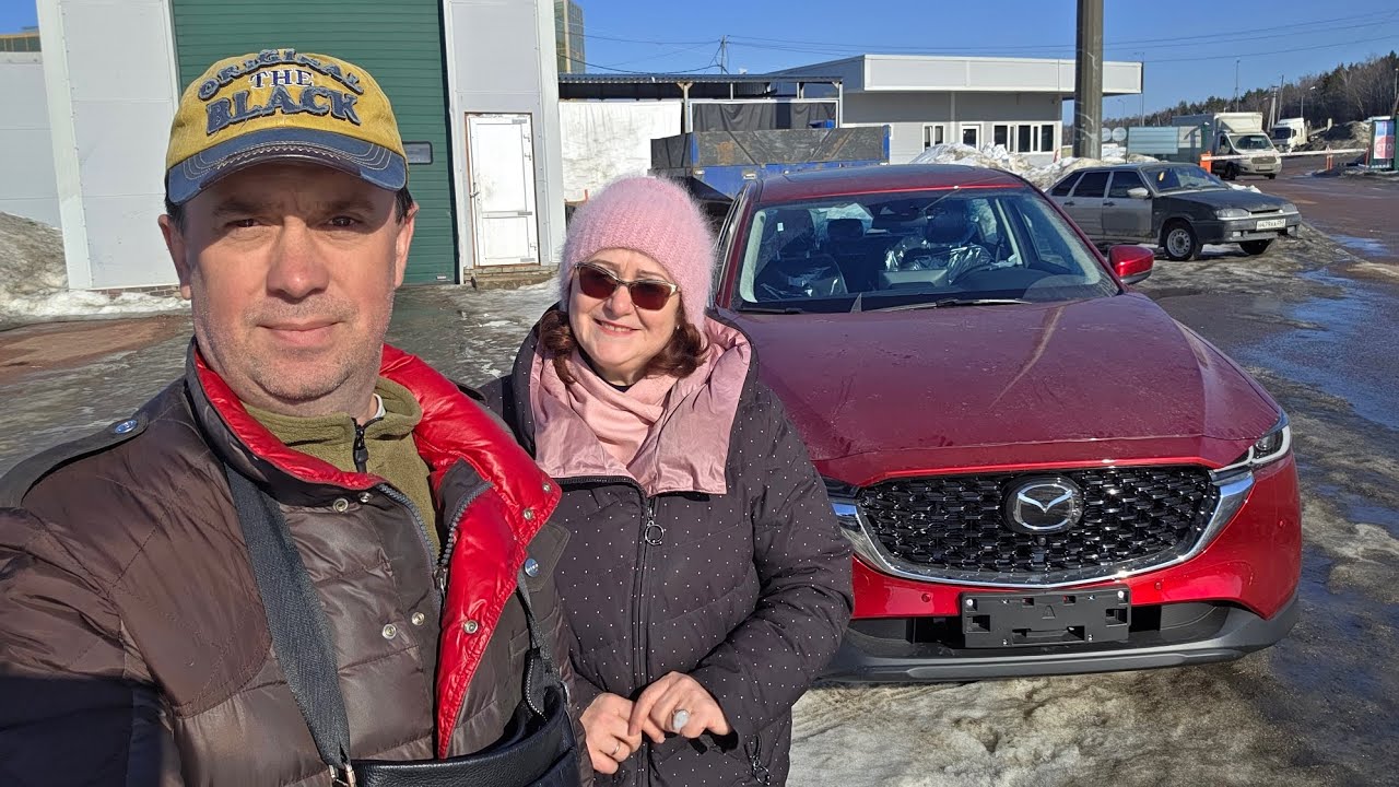 Новая MAZDA CX5 2025 из Китая Выдача авто заказчице в Москве