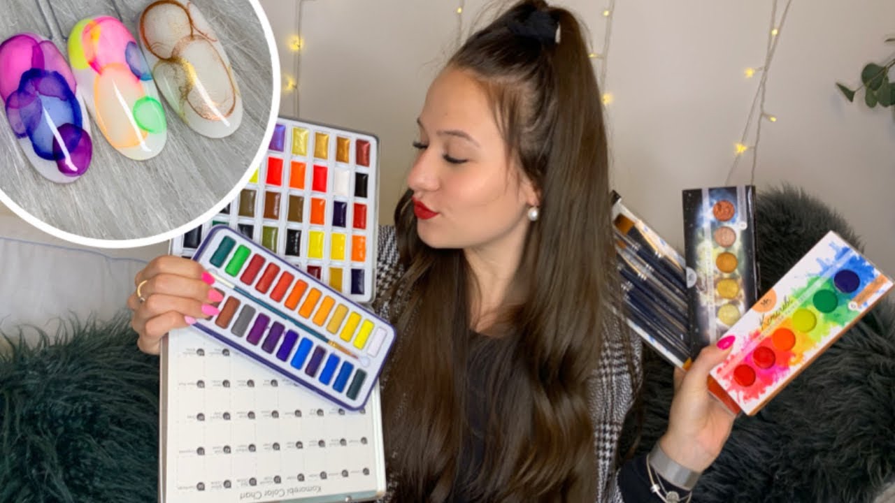 NOUVEAU! Nail art aquarelle 🎨