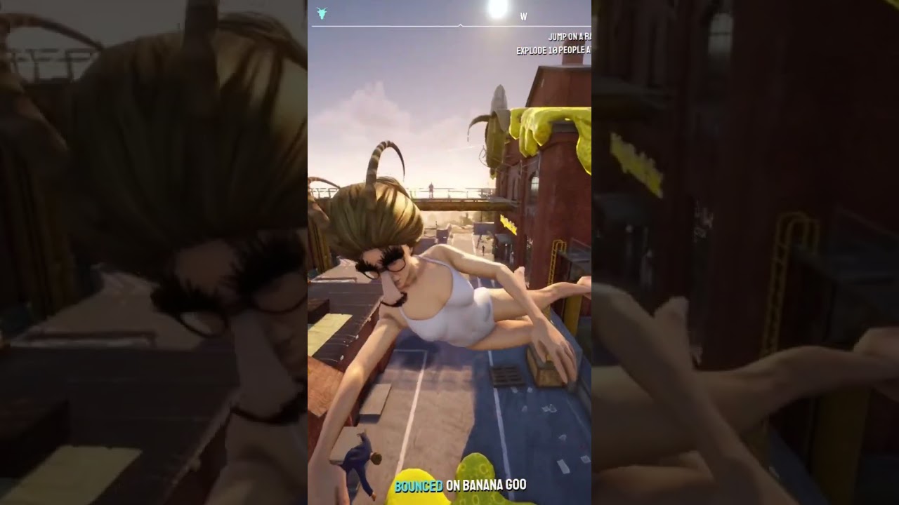 Banana Goo Bounce - Goat Simulator 3 #shorts
