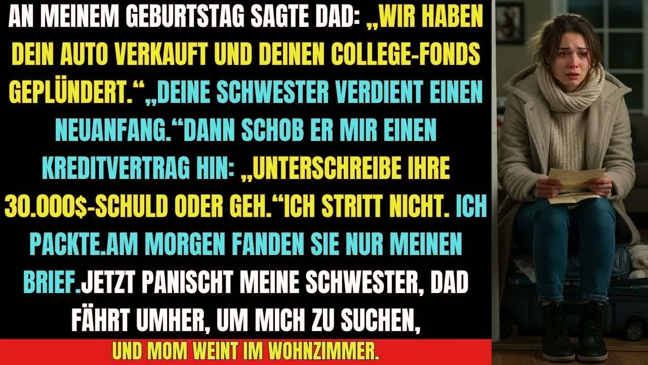 „An meinem Geburtstag verkauften sie mein Auto – und gaben mir die Schulden meiner Schwester!“