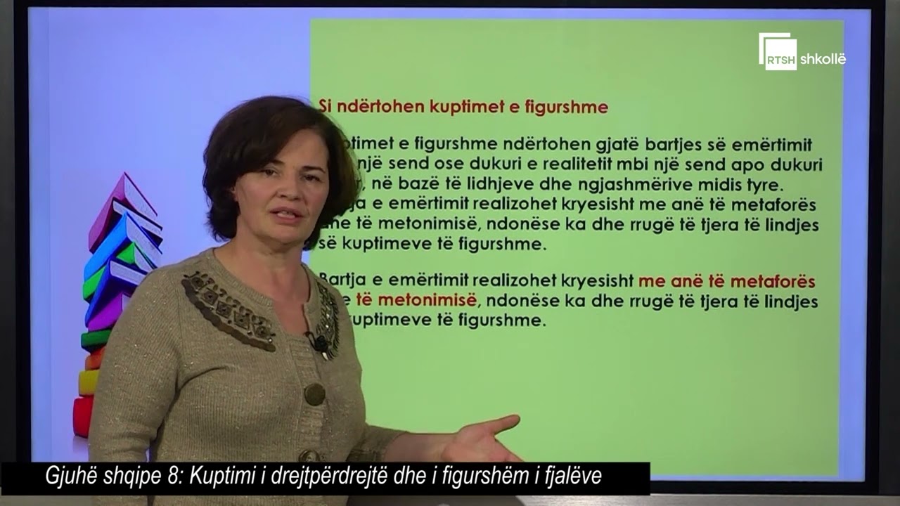 Kuptimi i drejtpërdrejtë dhe i figurshëm i fjalëve | Gjuhë shqipe 8