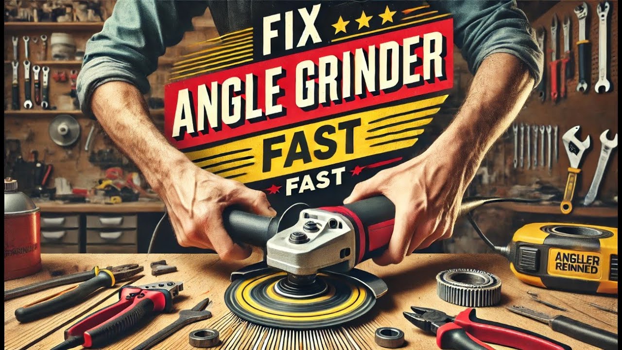 Angle Grinder Repair | Easy Disc Chuck Fix You Can Do by Hand! epi 10