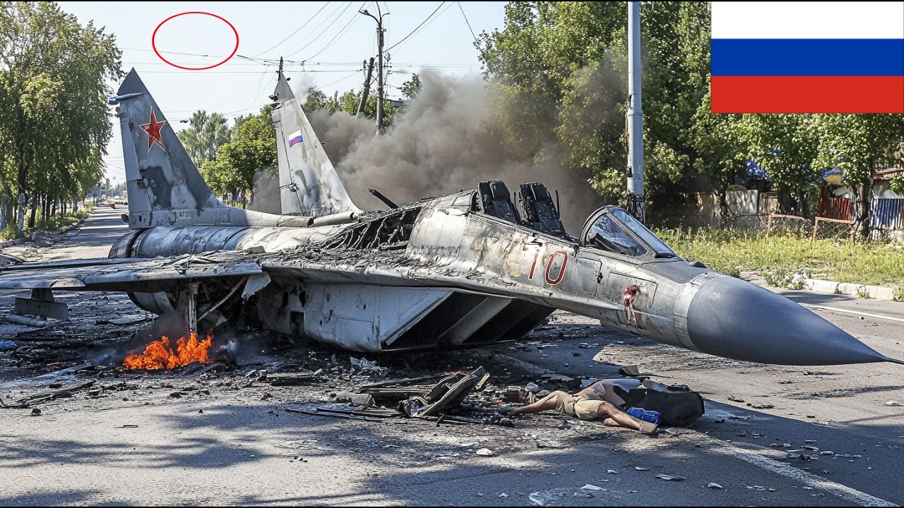 1 Minute Ago! A Crazy Dogfight Happened: US F-16 Jets Shot Down Russian and North Korean MiG-29s