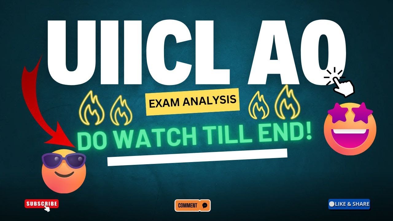 UIIC AO 2024 Exam Analysis || क्या था EXAM LEVEL ????