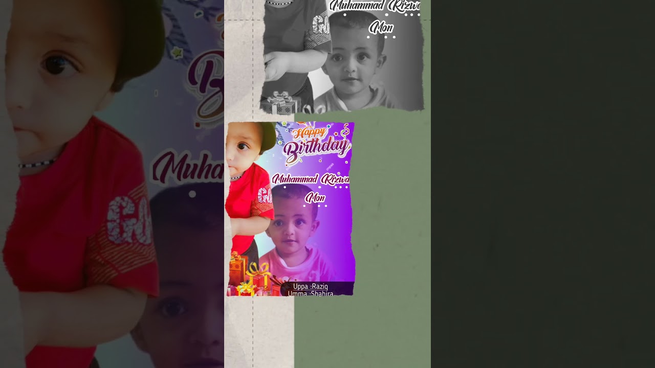 BIRTHDAY SONG MUHAMMAD RIZWAN MON/8277474964