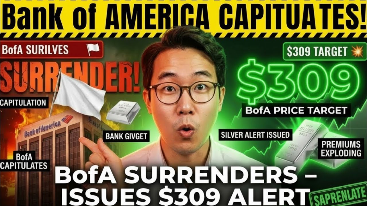SILVER RED ALERT: Bank of America Capitulates! ($309 Target) 🚨