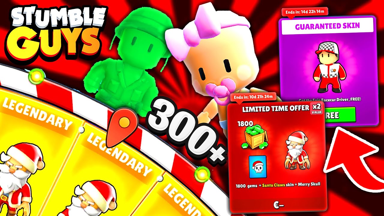 AM DESCHIS 300+ SPIN-URI si AM CUMPARAT NOILE OFERTE de CRACIUN pe STUMBLE GUYS !