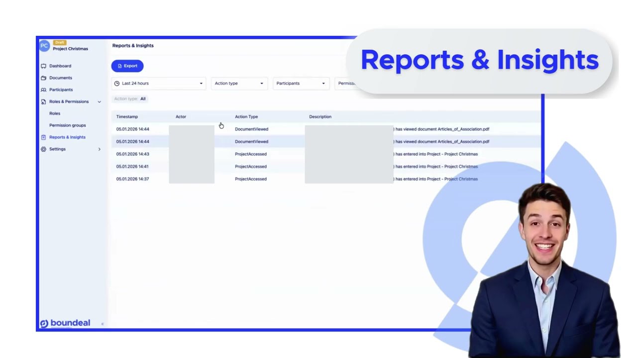 Boundeal VDR Interface: Report and Insights