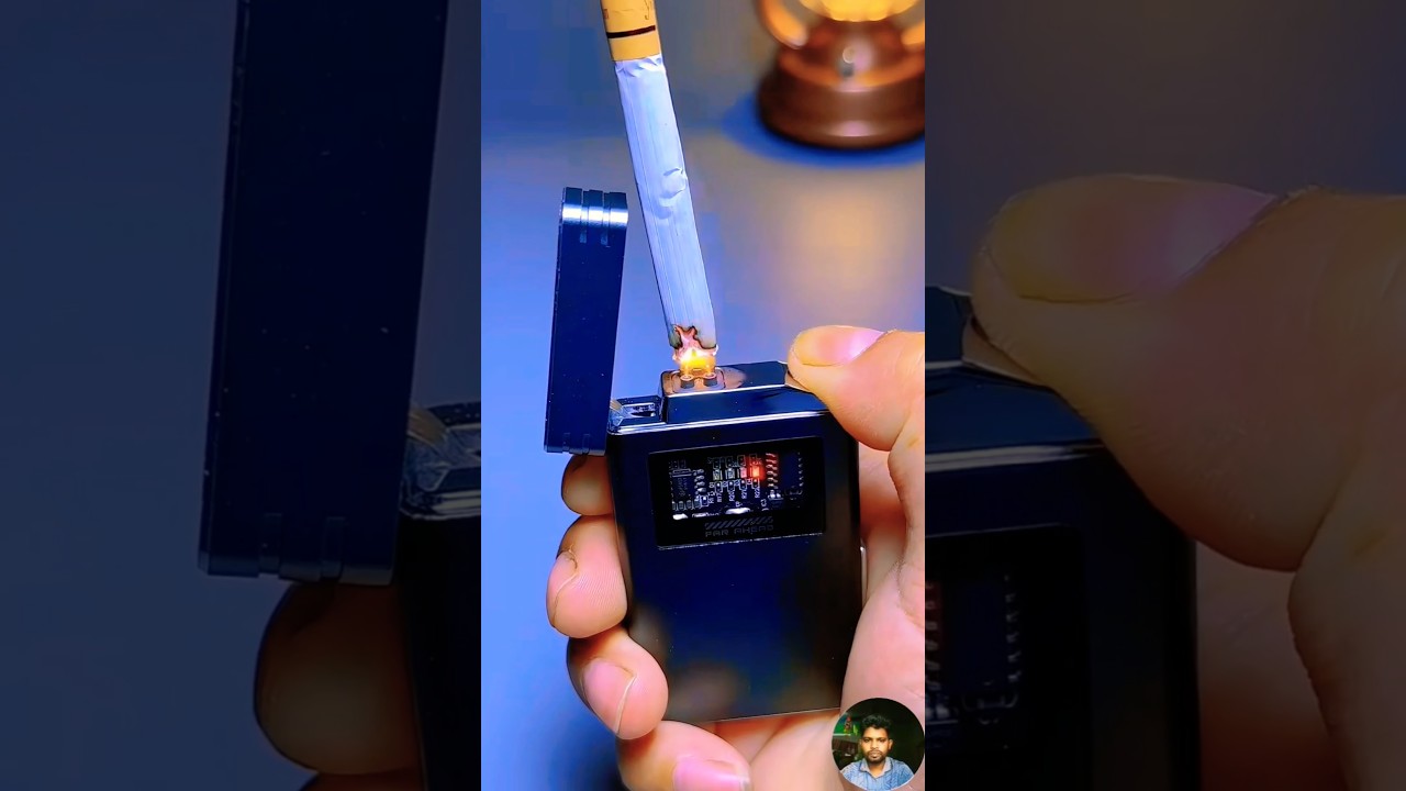 USB Electric Arc Lighter Electronic Cigarette Lighter & exhaust power Bank 🪩 #lighter #cigarlighter