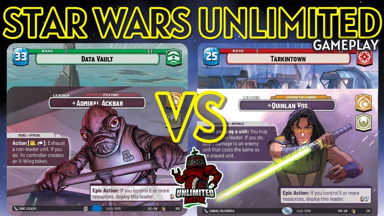 Star Wars Unlimited Gameplay - BO3