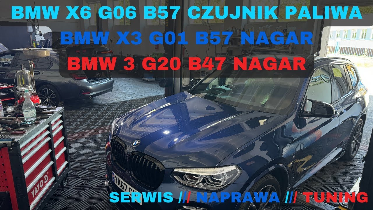 Z życia warsztatu / BMW X3 G01 B57 Nagar / 320D G20 B47 Nagar / X6 G06 B57 Czujnik Paliwa
