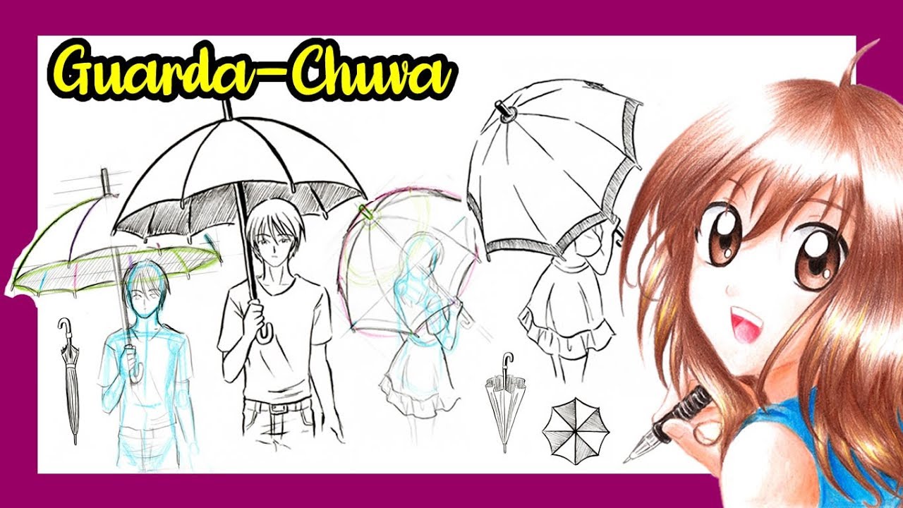 Como desenhar GUARDA-CHUVA