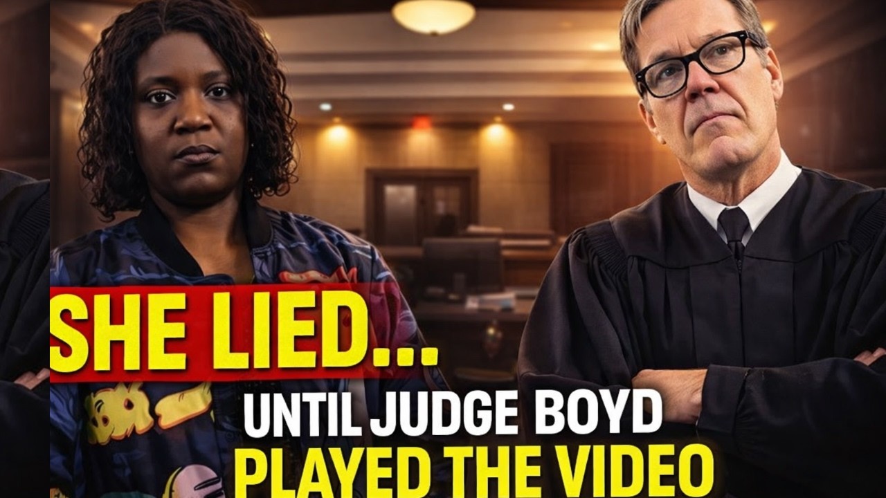She Lied in Court… Until Judge Boyd Played the Video — Instant Regret