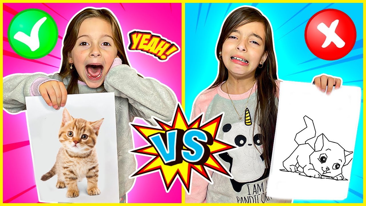 Quem fizer o melhor desenho vence 2 | Jéssica Godar E Laurinha E Helena E Gabriel