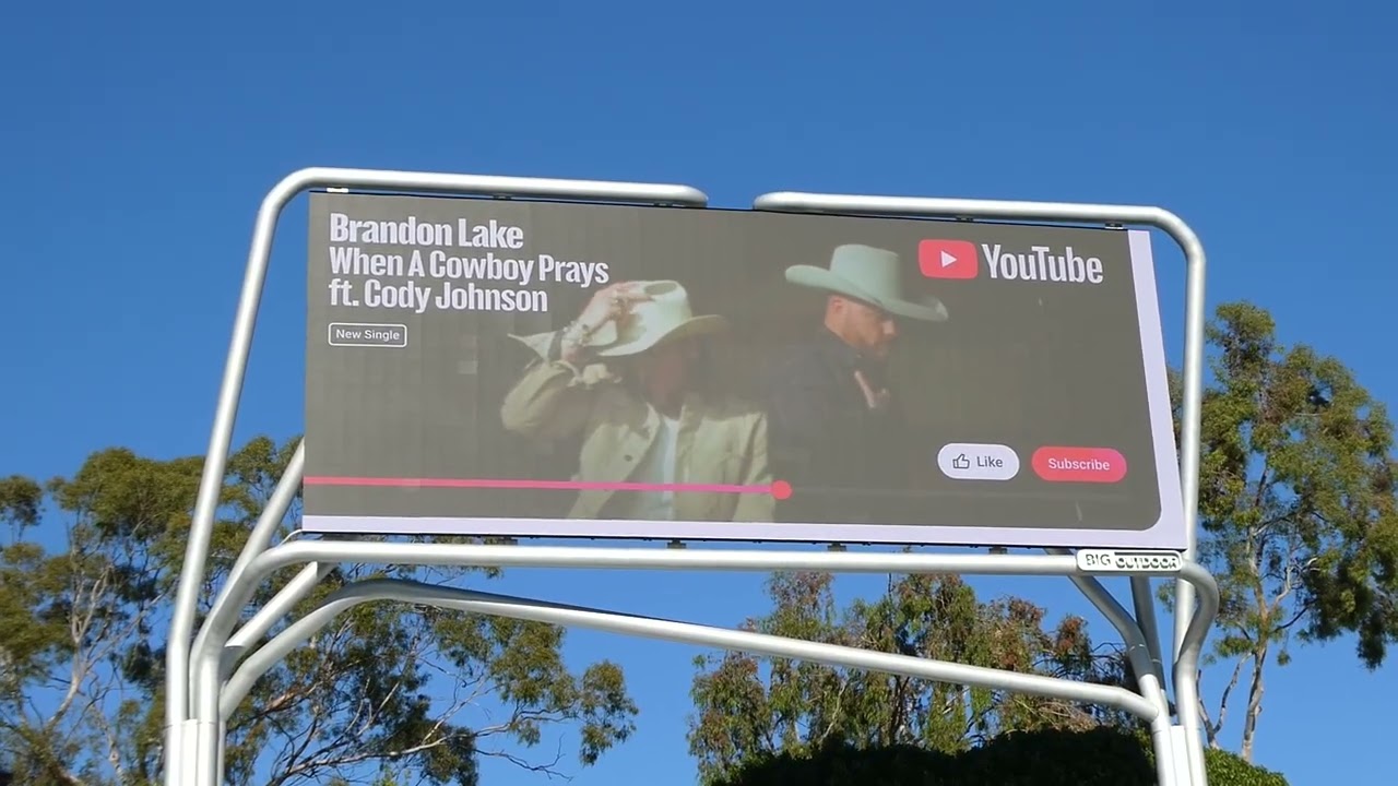 Brandon Lake When a Cowboy Prays ft. Cody Johnson New Single YouTube Billboard LA January 9, 2026