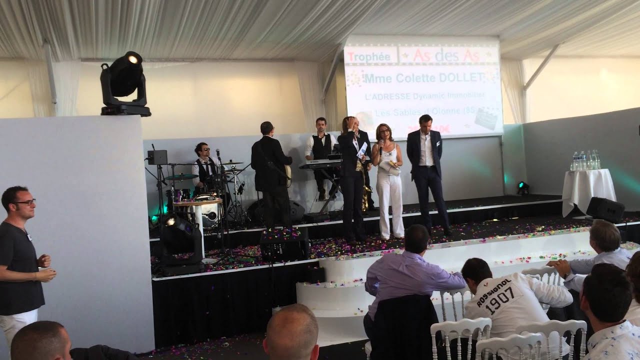 Remise du prix de meilleur agent immobilier du R&eacute;seau l'Adresse