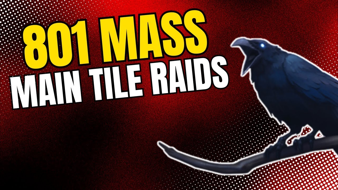 Mass Main Tile Raids (in 801) | Raven clan in 3v3 | Northgard