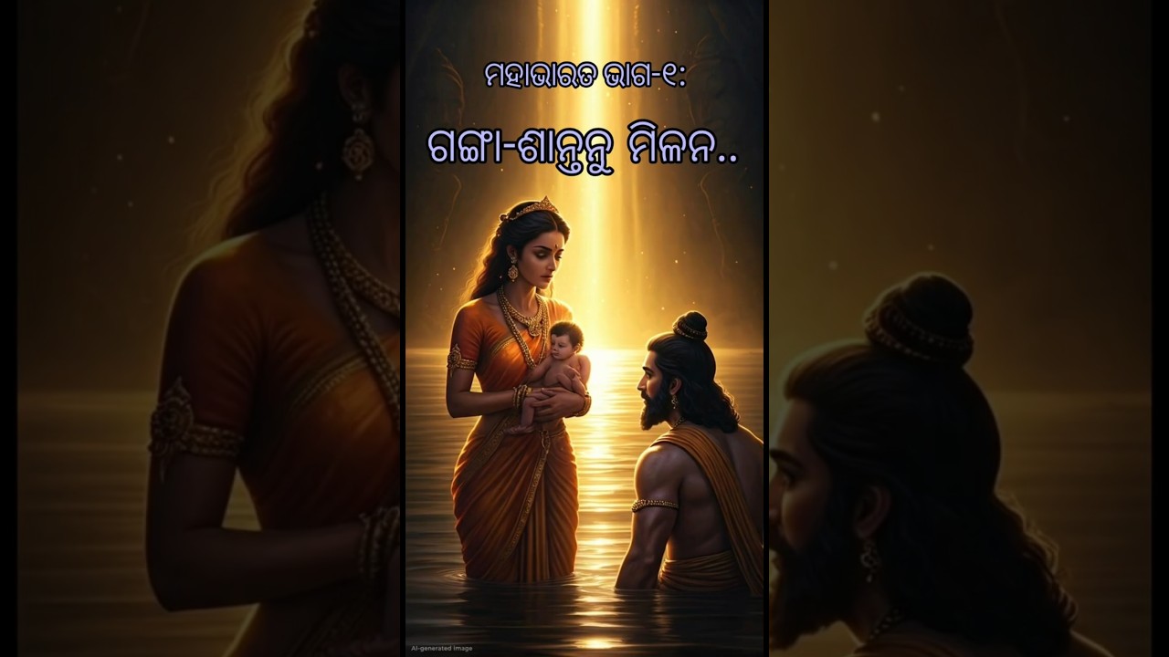 ମହାଭାରତ କଥା &ndash; Mahabharat Story in Odia  Part-1/144 #shorts #mahabharat #odiastory #trending #krishna