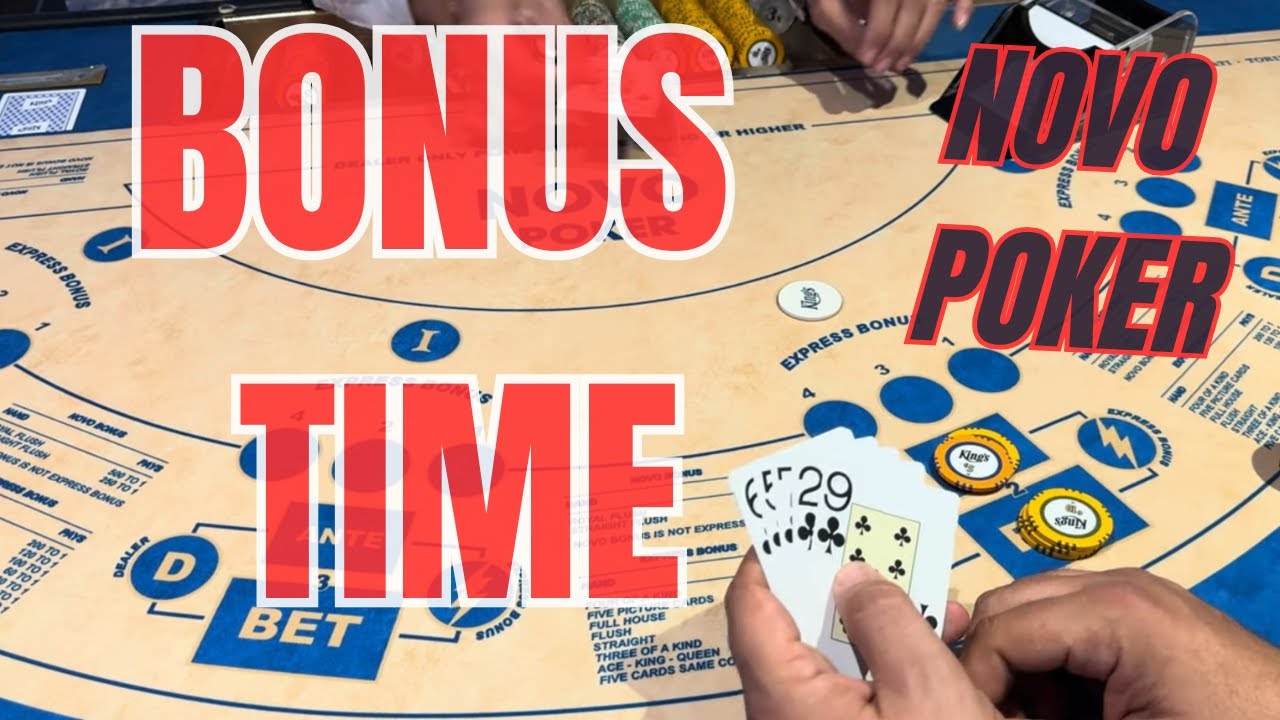 NOVO POKER ! BONUS TIME
