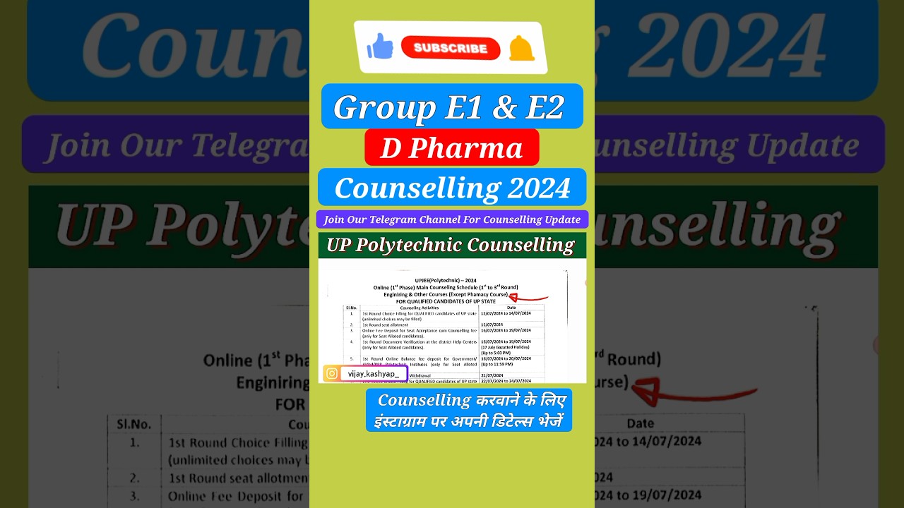 up polytechnic counselling 2024 | polytechnic counselling  #jeecup