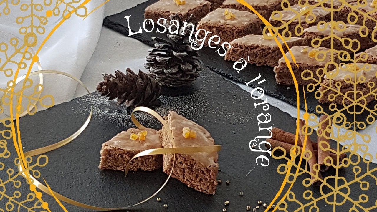 Gâteaux à L'ORANGE, amandes et noisettes, bredeles alsaciens FACILE et RAPIDE