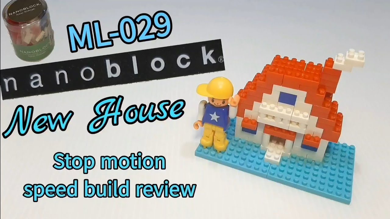 nanoblock ML-029 | New House | Stop motion speed build review