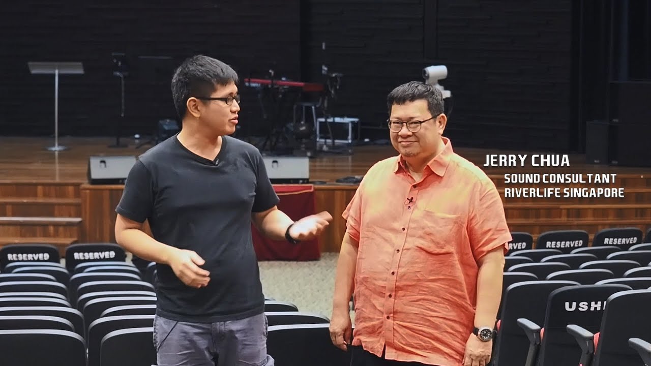 Installation project RiverLife Church Singapore Nexo Geo M10 System.