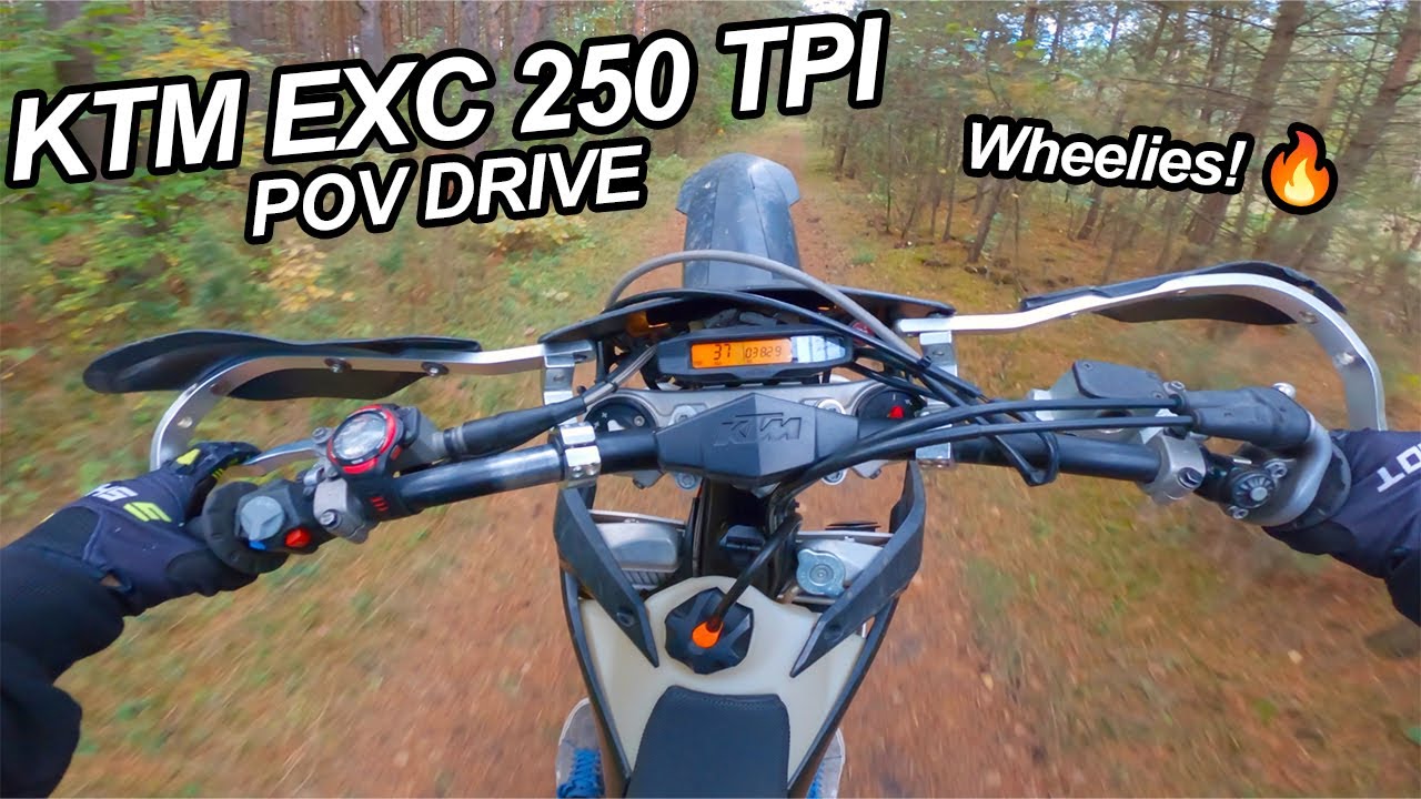 KTM EXC 250 TPI POV DRIVE! 2 Stroke Power | Wheelies🔥