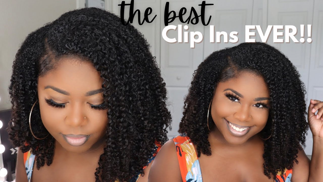 NATURAL HAIR GOALS FR FR!! | *NEW* Seamless Kinky Curly Clip Ins | 6 Months Update|  CurlsCurls