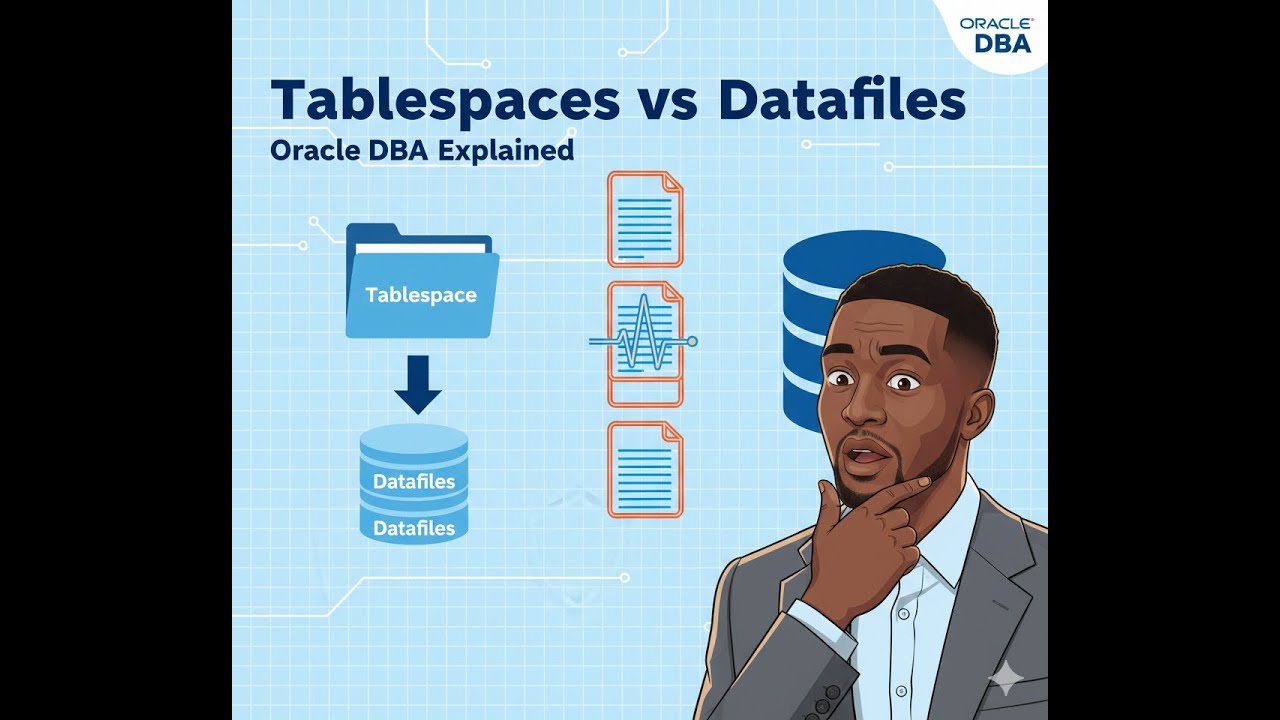 Oracle Tablespaces & Datafiles Explained | Day 8 of 100-Day Oracle DBA Challenge