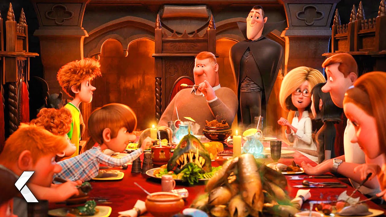 Drácula's Cena Familiar - HOTEL TRANSYLVANIA 2 Clip
