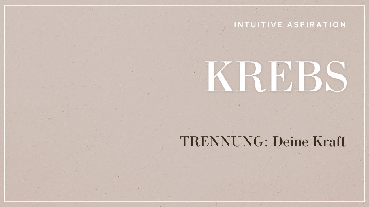 TRENNUNG: Krebs 💥 ENERGIERAUB STOPPEN: Diese ILLUSIONEN bindet deine ganze Kraft!
