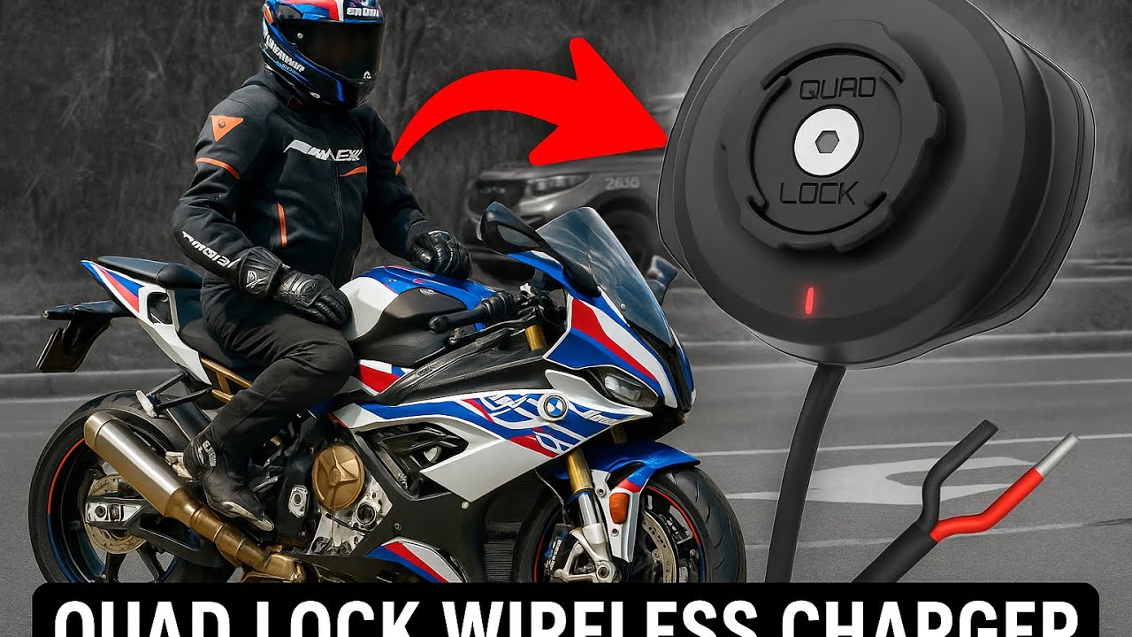 How to Install QuadLock Wireless Charger on BMW S1000RR | Step-by-Step Guide