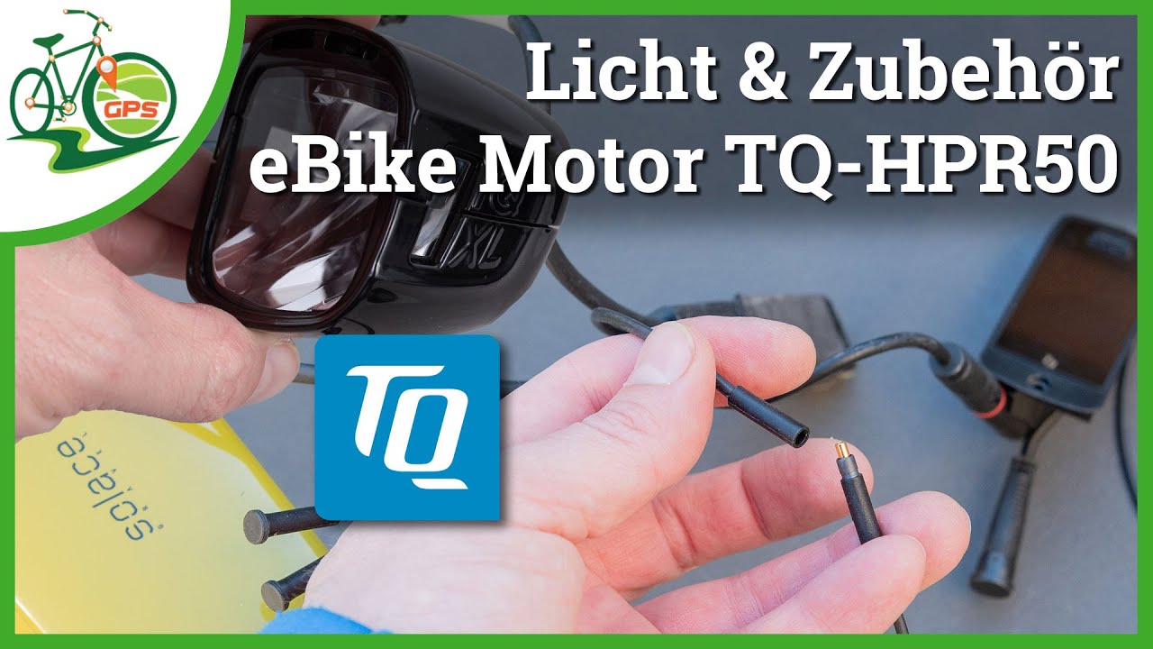 Licht & Zubehör nachrüsten beim TQ-HPR50 Antrieb 🚴 So viel Leistung ist möglich ⚡