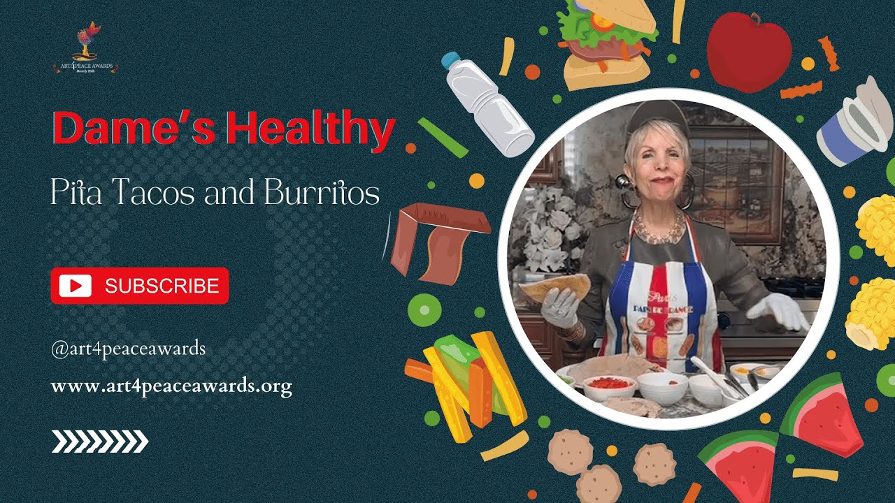 Dame’s Healthy Pita Tacos and Burritos | Dame Dr. Munni Irone, Beverly Hills