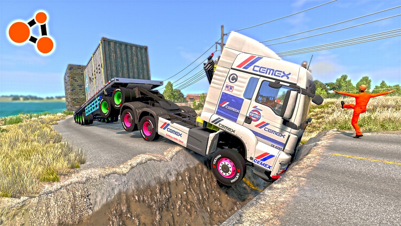 Trucks VS Road Challenge #58 🚚 BeamNG.drive | Beamng Crashes TV