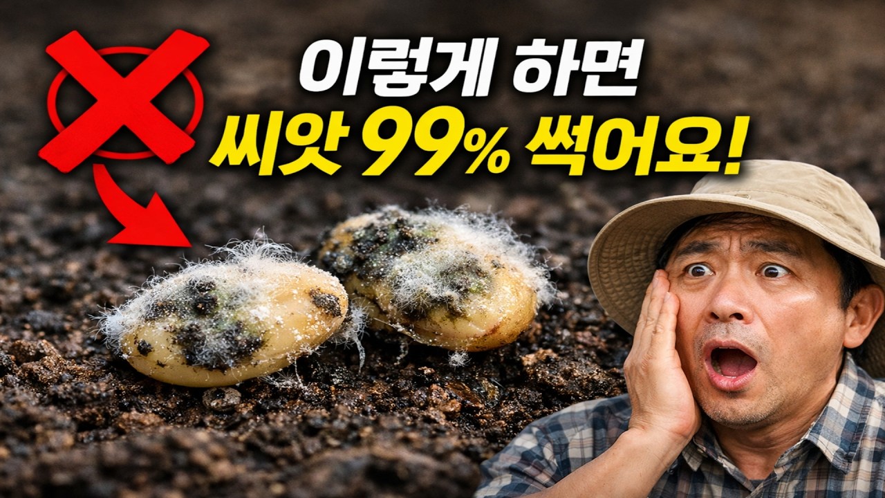 토마토 씨앗, '이것' 하나 안 하면 99% 썩습니다! (초보 농부 필독)