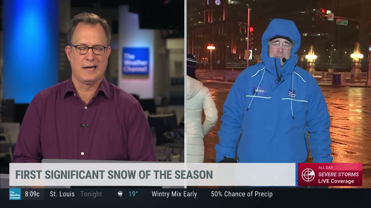 Mike Seidel TWC Winter Storm Frida Chicago 1-1-2022