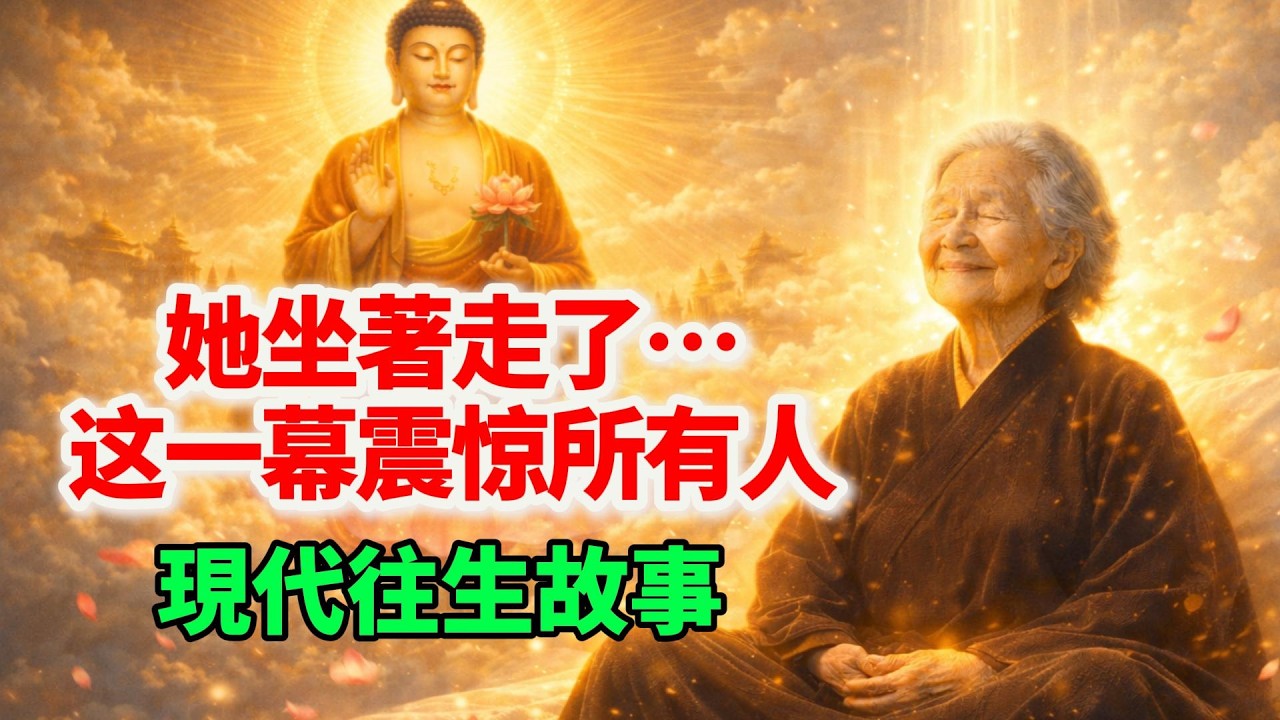 她坐著走了&hellip;这一幕震惊所有人（恆實法師- 現代往生故事）