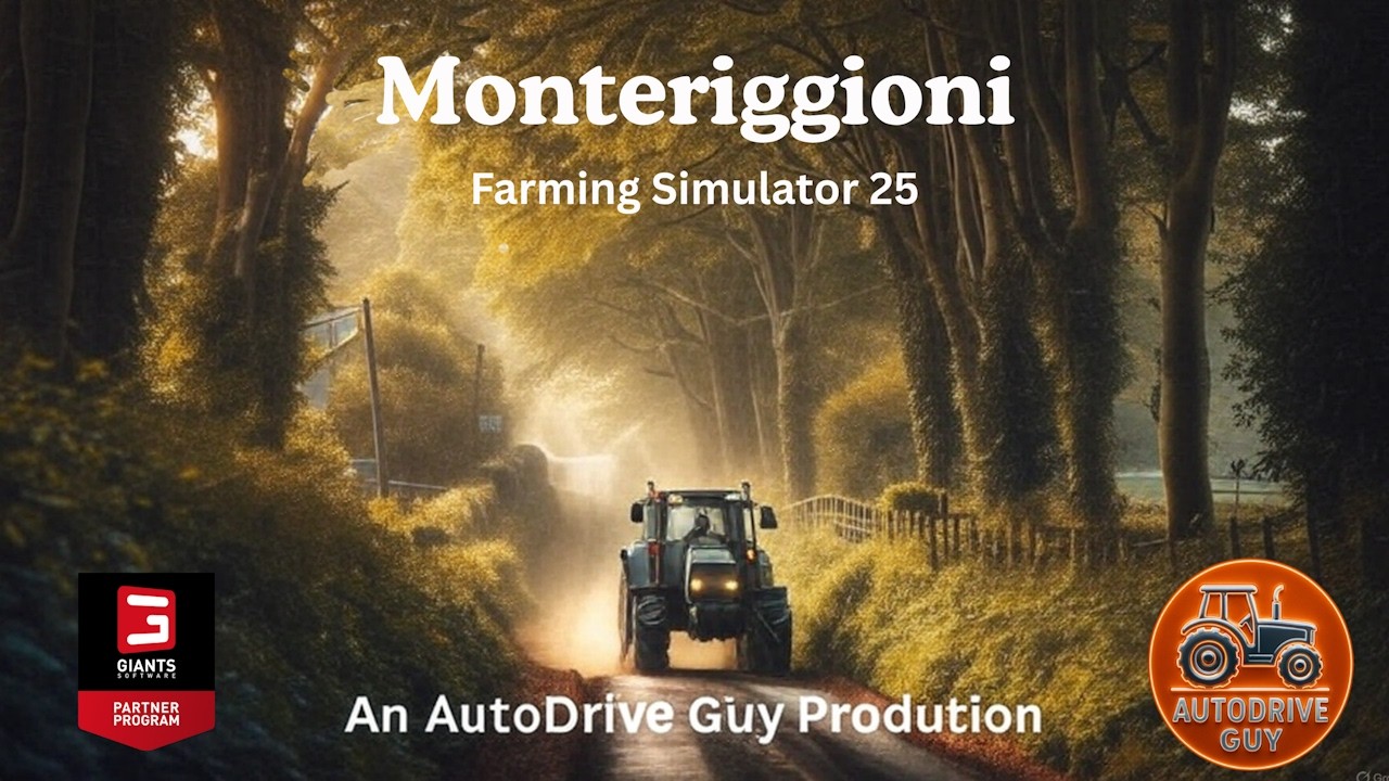 Monteriggioni AutoDrive - Farming Simulator 25