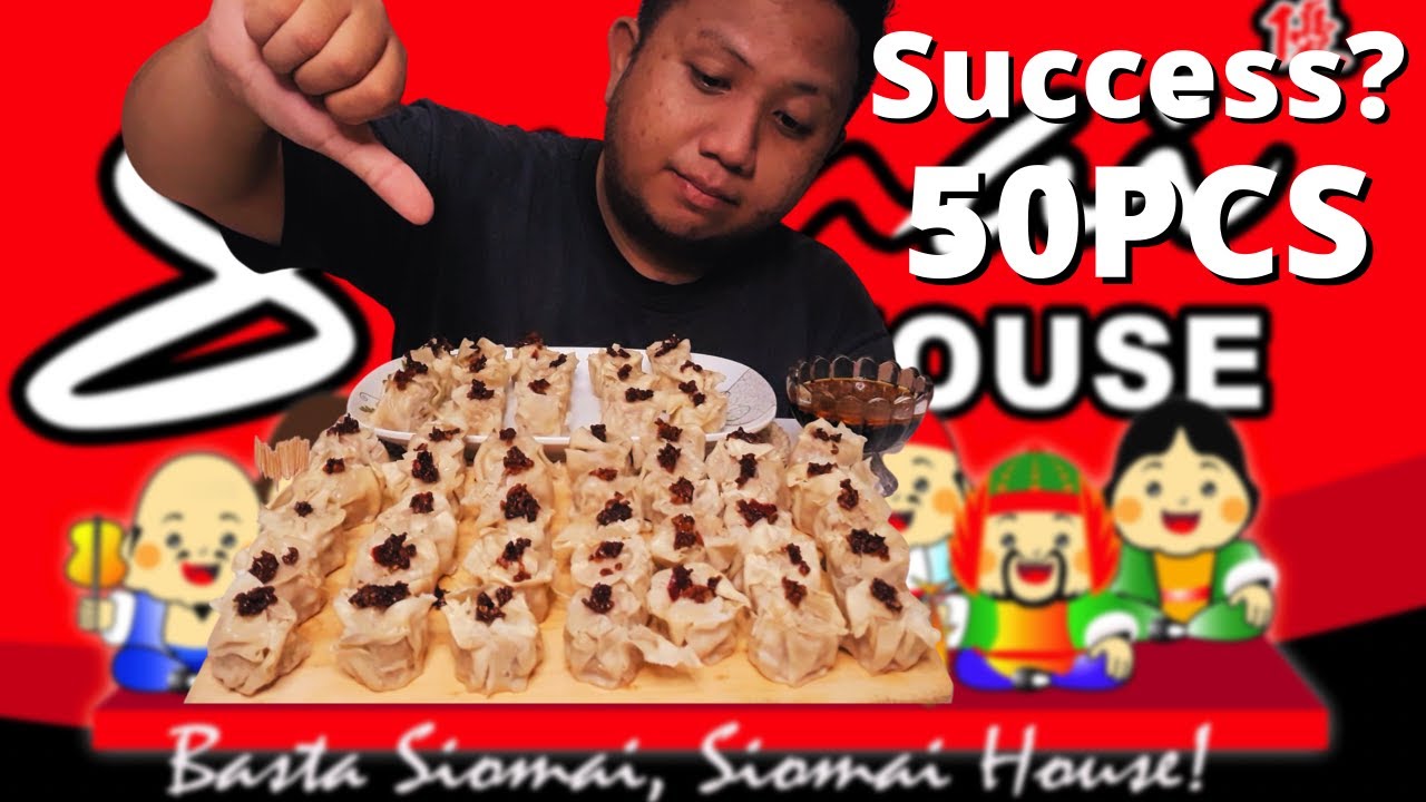 50 PCS SIOMAI CHALLENGE PORK SIOMAI | SIOMAI HOUSE | PINOY MUKBANG | MUKBANG PHILIPPINES