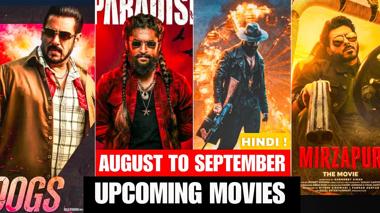 Top 10 August To September 2026 Upcoming Movies In hindi | Toxic | | The Paradise|Mirzapur The Movie