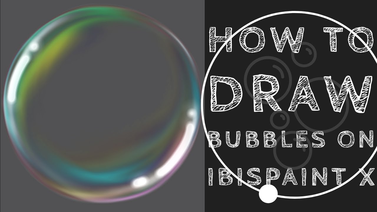 How to draw bubbles on ibisPaint X